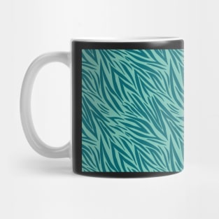 Modern Animal Skin Pattern Zebra Mug